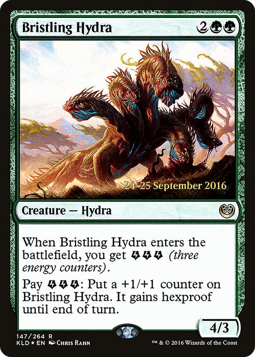 Bristling Hydra (PRE-147S) - Kaladesh Promos Foil