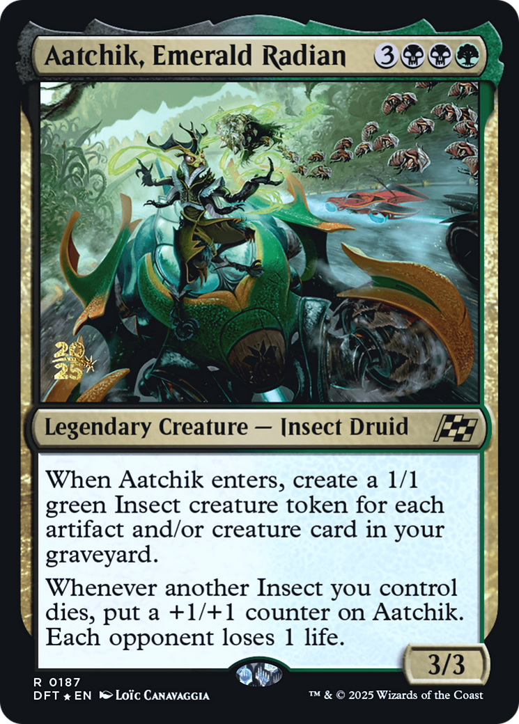 Aatchik, Emerald Radian (PRE-187S) - Prerelease Cards Foil