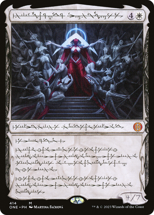 Elesh Norn, Mother of Machines (Phyrexian) (ONE-414) - Phyrexia: All Will Be One: (Showcase) Foil
