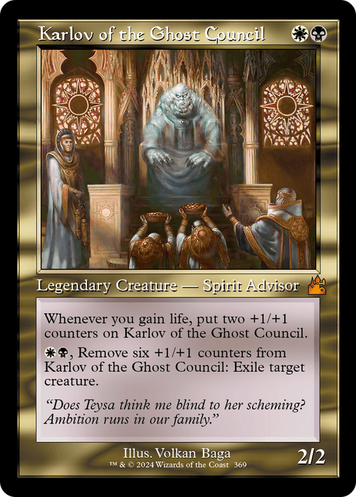 Karlov of the Ghost Council (Retro Frame) (RVR-369) - Ravnica Remastered