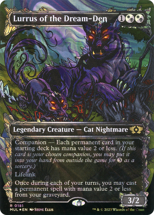 Lurrus of the Dream-Den (Halo Foil) (MUL-181) - Multiverse Legends: (Showcase) (Borderless) Foil