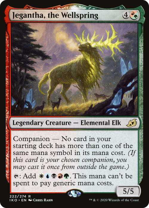 Jegantha, the Wellspring (PPIKO-222P) - Ikoria: Lair of Behemoths Promos: (companion)