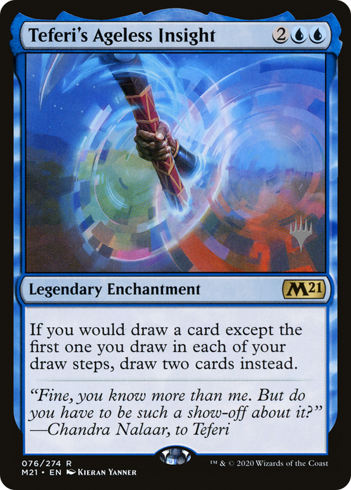 Teferi's Ageless Insight (PPM21-76P) - Core Set 2021 Promos