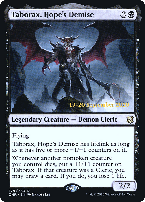 Taborax, Hope's Demise (PRE-129S) - Zendikar Rising Promos Foil