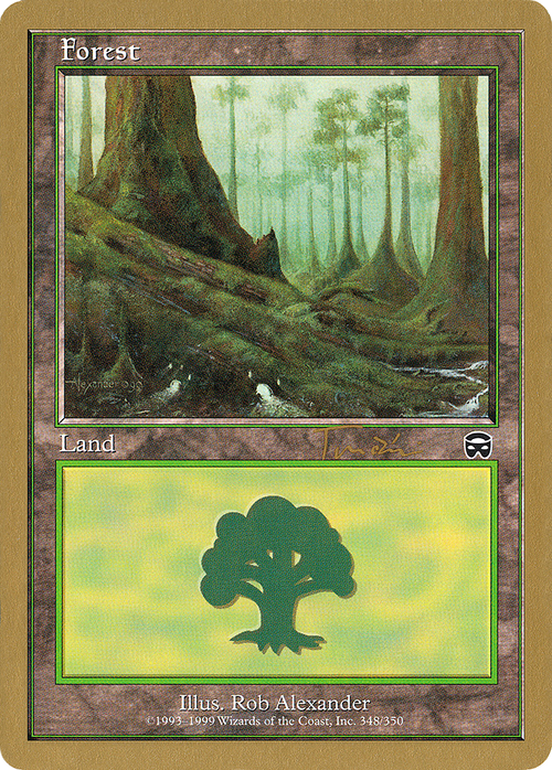 Forest (348) - 2001 Jan Tomcani (MMQ) (WCD-) - World Championship Decks 2001