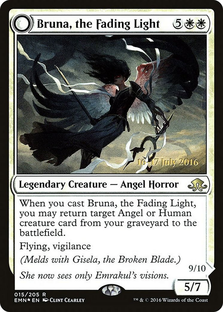 Bruna, the Fading Light (PRE-15S) - Eldritch Moon Promos: (mooneldrazidfc) Foil