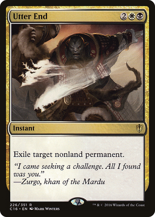 Utter End (C16-226) - Commander 2016