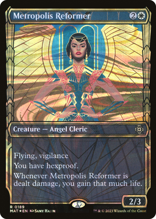 Metropolis Reformer (Halo Foil) (MAT-189) - March of the Machine: The Aftermath: (Showcase) Foil