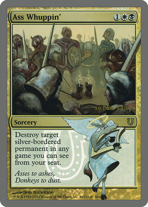 Ass Whuppin' (LARP-117★) - Unhinged Promos Foil