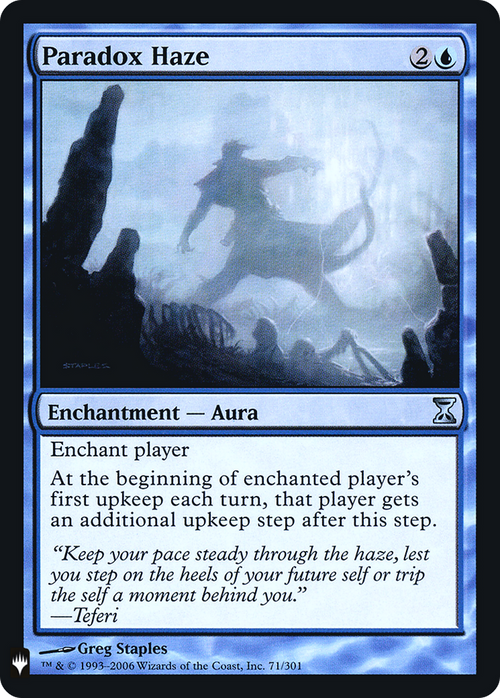 Paradox Haze (LIST-TSP-71) - The List Foil