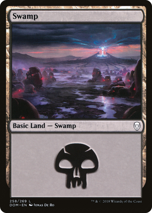 Swamp (258) (DOM-258) - Dominaria