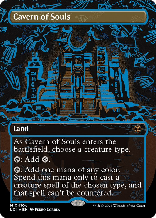 Cavern of Souls (0410c) (Borderless) (LCI-410C) - The Lost Caverns of Ixalan Foil