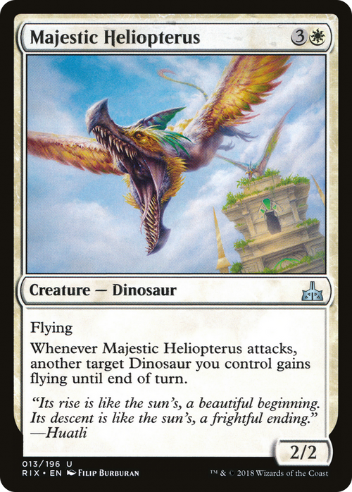 Majestic Heliopterus (RIX-013) - Rivals of Ixalan