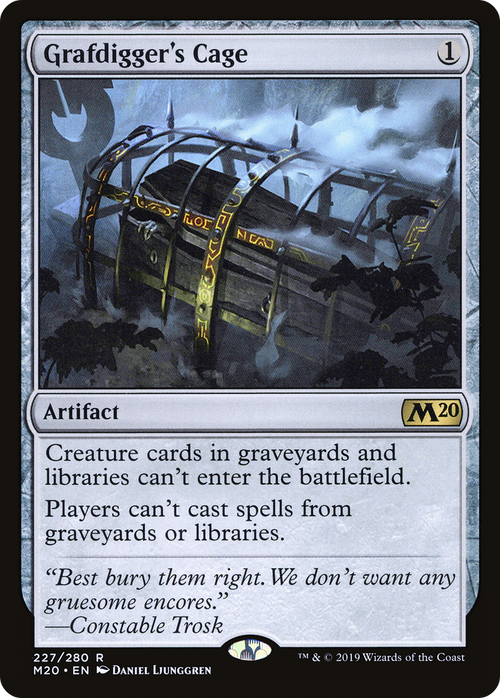Grafdigger's Cage (M20-227) - Core Set 2020