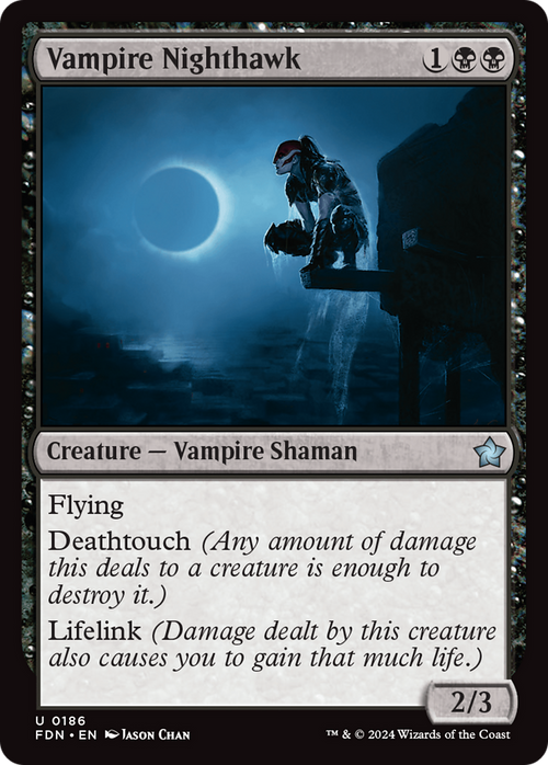 Vampire Nighthawk (0186) (FDN-186) - Foundations Foil