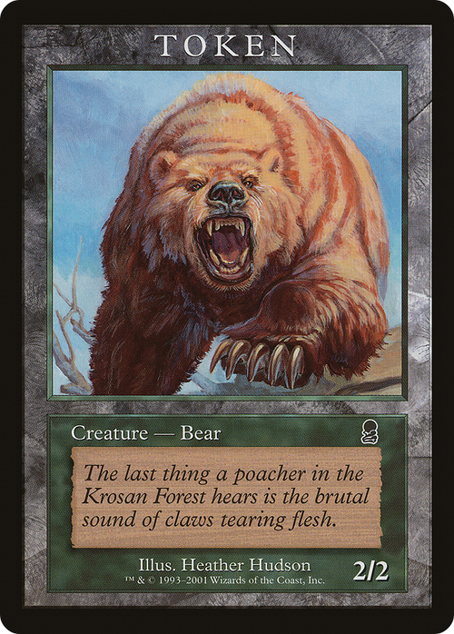 Bear Token (ODY) (MPRP-) - Magic Player Rewards 2001