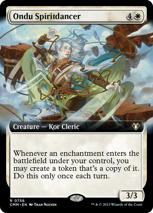 Ondu Spiritdancer (Extended Art) (CMM-756) - Commander Masters: (Extended Art) Foil