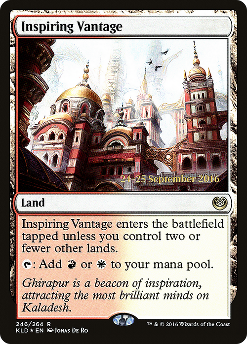 Inspiring Vantage (KLD) (PRE-246S) - Kaladesh Promos Foil