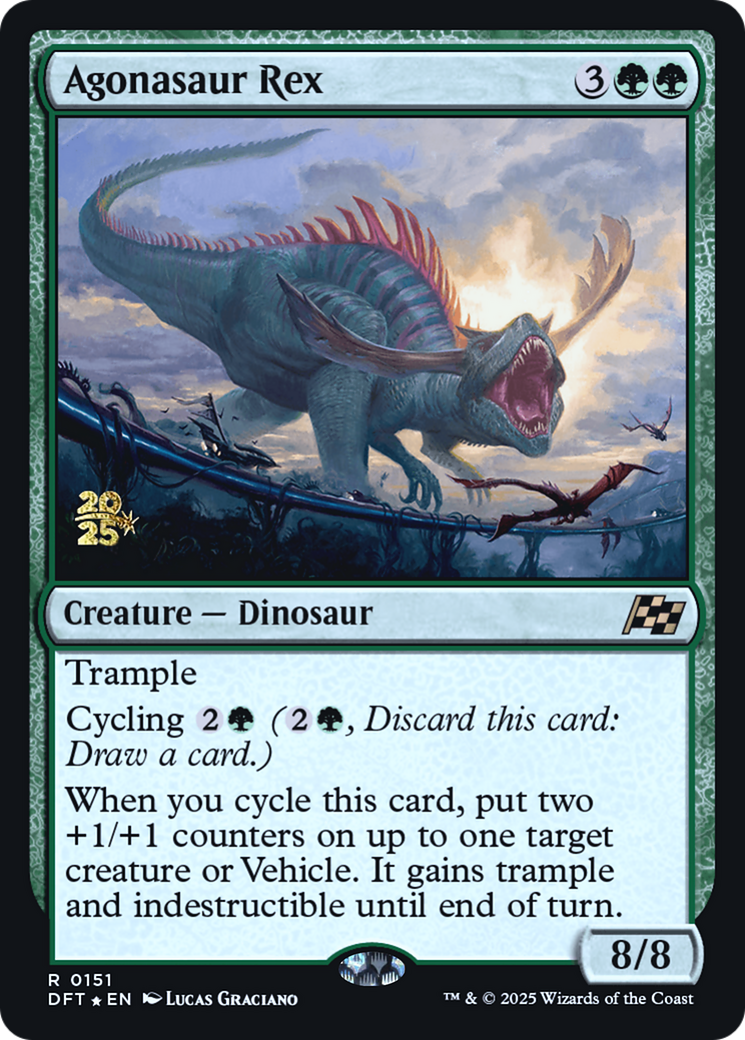 Agonasaur Rex (PRE-151S) - Prerelease Cards Foil