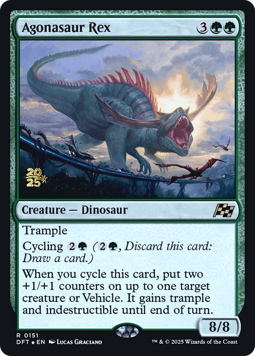 Agonasaur Rex (PRE-151S) - Prerelease Cards Foil