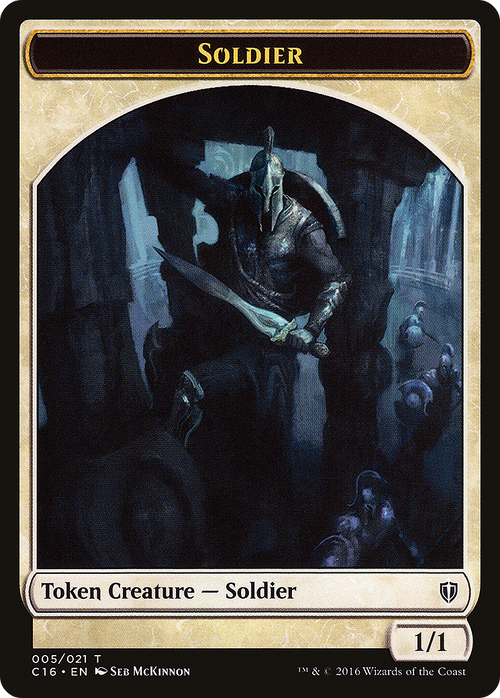 Soldier (C16-005) - Commander 2016 Tokens