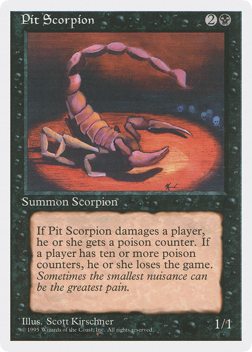 Pit Scorpion (4ED-) - Fourth Edition