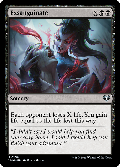 Exsanguinate (CMM-156) - Commander Masters Foil