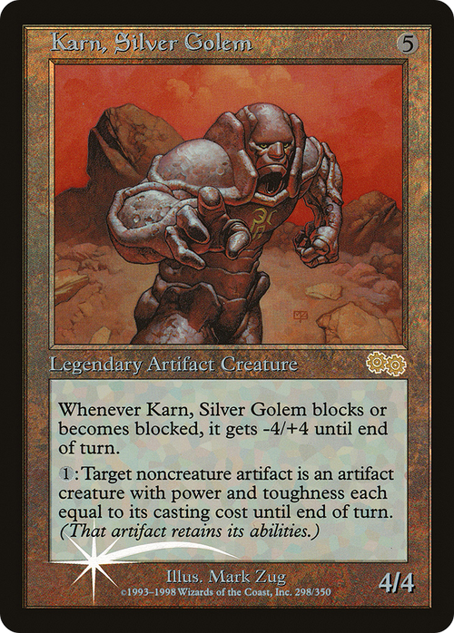 Karn, Silver Golem (ARENA-) - Arena League 1999 Foil