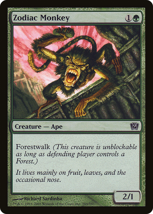 Zodiac Monkey (9ED-) - 9th Edition Foil