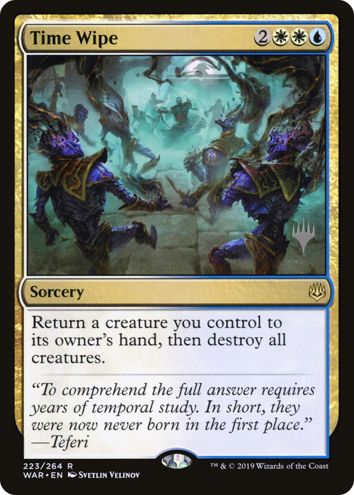 Time Wipe (PPELD-223P) - War of the Spark Promos