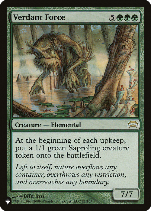 Verdant Force (LIST-HOP-81) - The List