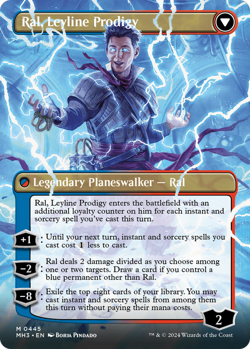 Ral, Monsoon Mage (Borderless) (MH3-445) - Modern Horizons 3