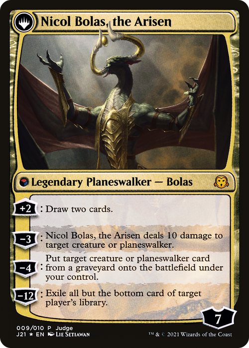 Nicol Bolas, the Ravager (JDG-009) - Judge Gift Cards 2021: (originpwdfc) Foil