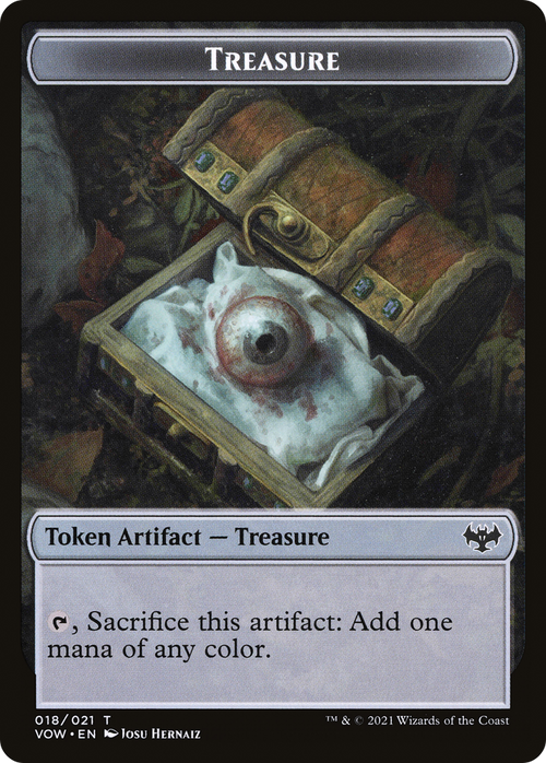 Treasure (TVOW-018) - Innistrad: Crimson Vow Tokens Foil