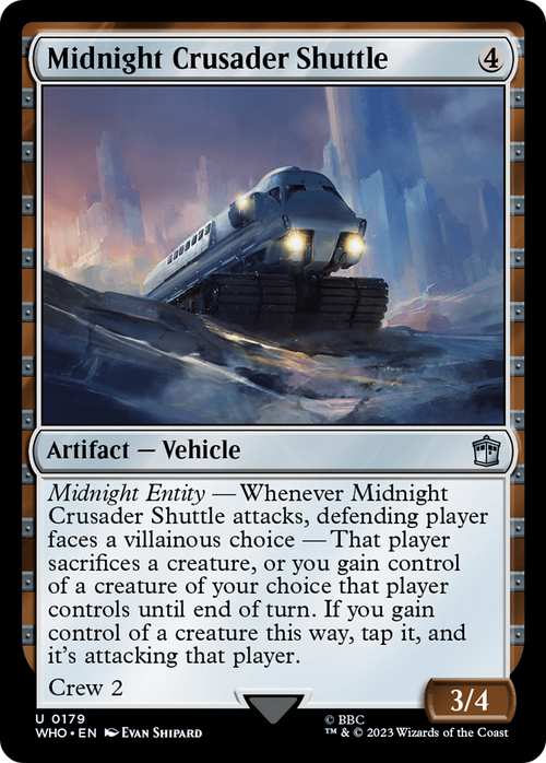 Midnight Crusader Shuttle (WHO-179) - Doctor Who