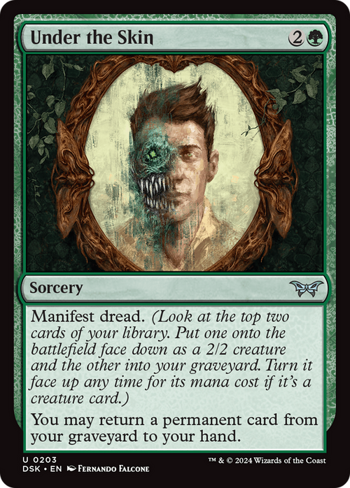 Under the Skin (DSK-203) - Duskmourn: House of Horror