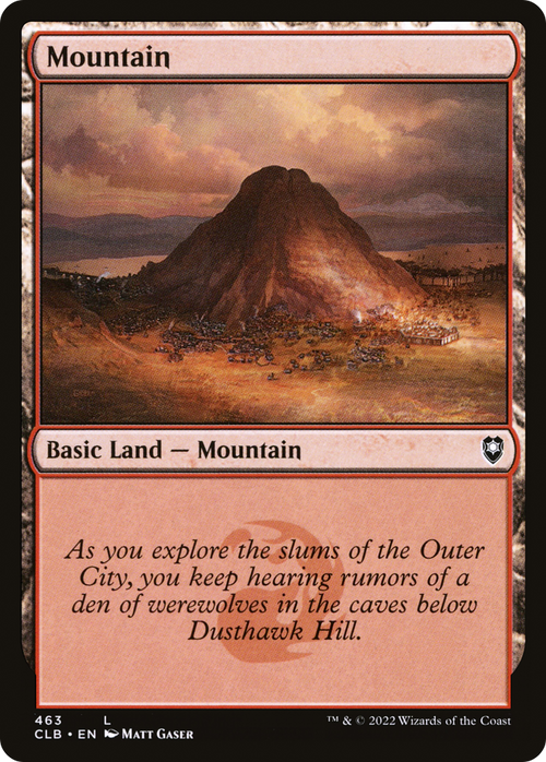 Mountain (463) (CLB-463) - Commander Legends: Battle for Baldur's Gate