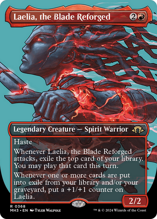 Laelia, the Blade Reforged (Borderless) (MH3-368) - Modern Horizons 3