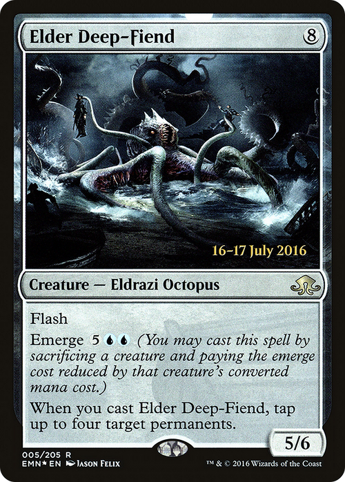 Elder Deep-Fiend (PRE-05S) - Eldritch Moon Promos Foil