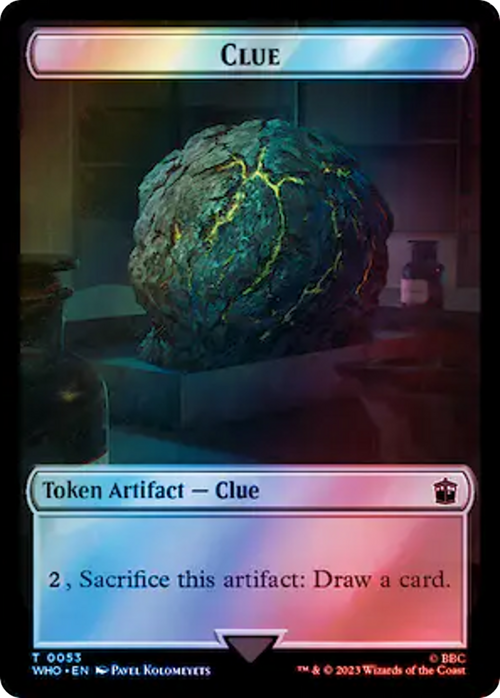 Clue (TWHO-053) - Doctor Who Tokens Foil