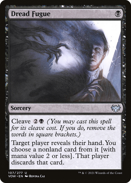 Dread Fugue (VOW-107) - Innistrad: Crimson Vow Foil