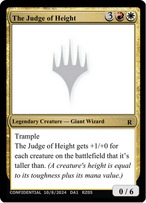 The Judge of Height (UNK-RZ05F) - Unknown Event
