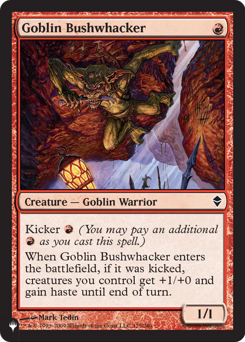 Goblin Bushwhacker (LIST-ZEN-125) - The List
