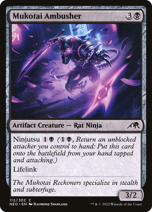Mukotai Ambusher (NEO-112) - Kamigawa: Neon Dynasty