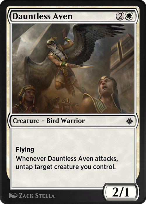 Dauntless Aven (AKR-012) - Amonkhet Remastered