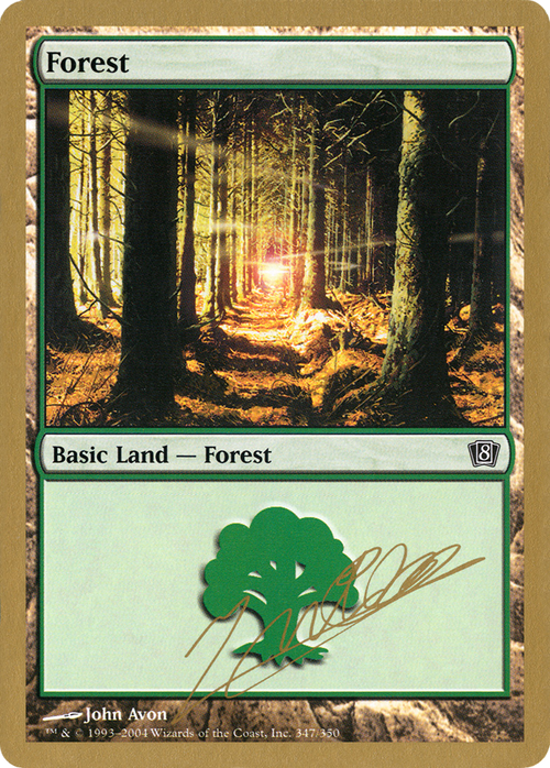Forest (347) - 2004 Julien Nuijten (8ED) (WCD-JN347) - World Championship Decks 2004