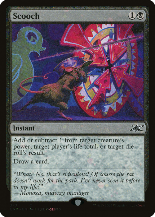 Scooch (Galaxy Foil) (UNF-377) - Unfinity Foil