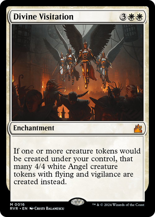 Divine Visitation (RVR-016) - Ravnica Remastered Foil