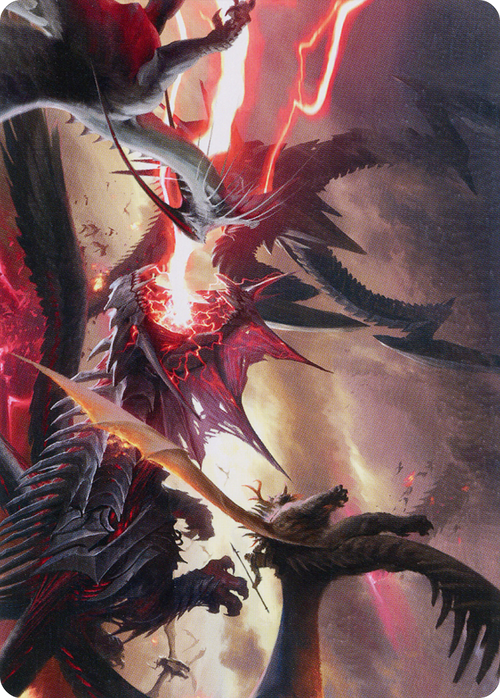 Invasion of Tarkir // Invasion of Tarkir (AMOM-034) - March of the Machine Art Series (Borderless)
