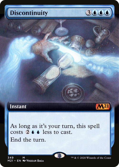 Discontinuity (Extended Art) (M21-349) - Core Set 2021: (Extended Art) Foil